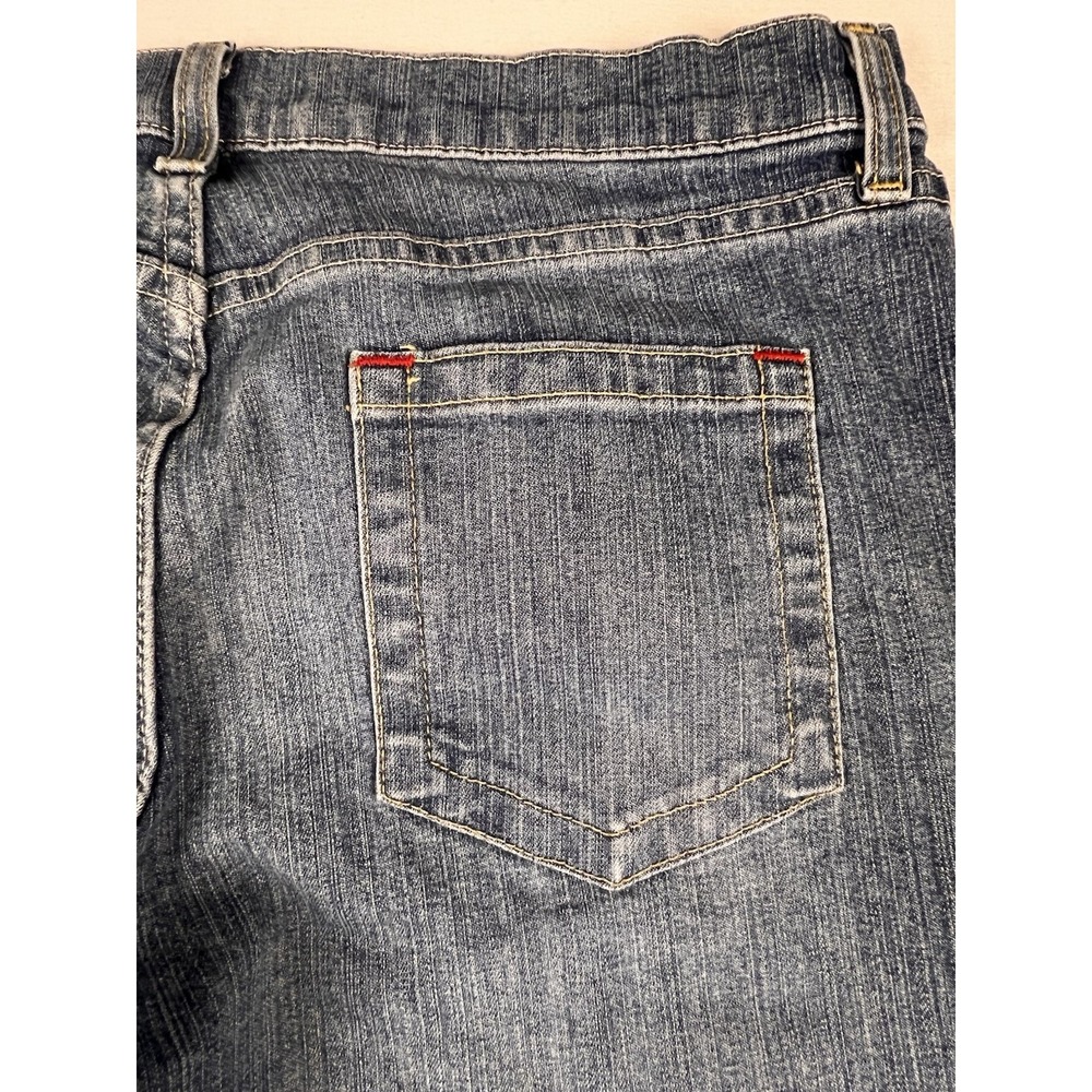 Vintage Y2K Mossimo Jeans Medium Wash Flare‎ Leg Ankle Stretch Retro Size 11